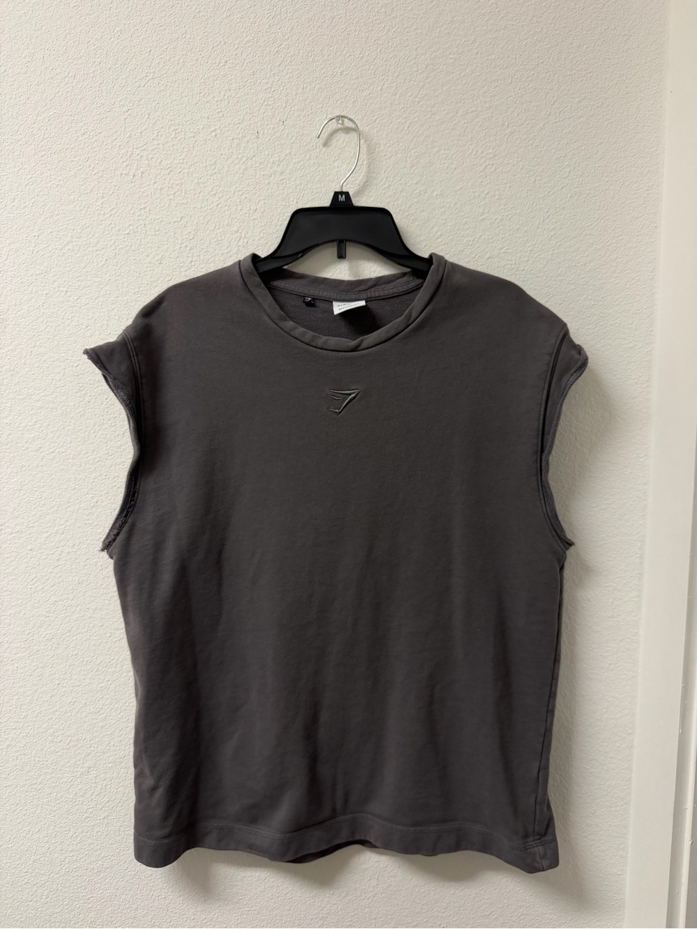 Gymshark Men’s Sleeveless Crewneck Tank Top in Charcoal